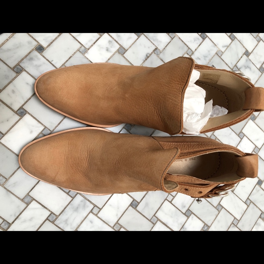 Rag and Bone tan suede boot